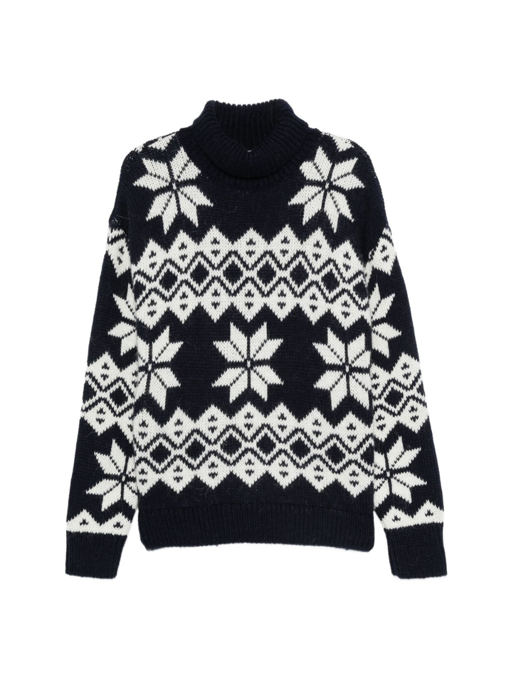 Maglione per donna The New Society blu con motivo fiocchi di neve AW25WJU12C29 INFINITE NAVY THE NEW SOCIETY KIDS