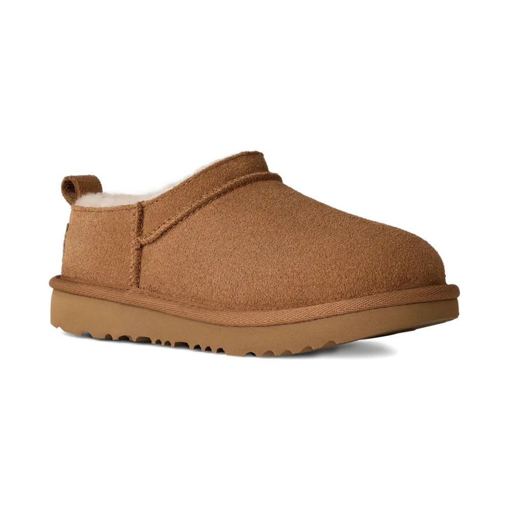 Ciabatte Classic Micro per bambina UGG Kids marroni con caratteristica applicazione con logo 1174410K CHE UGG KIDS