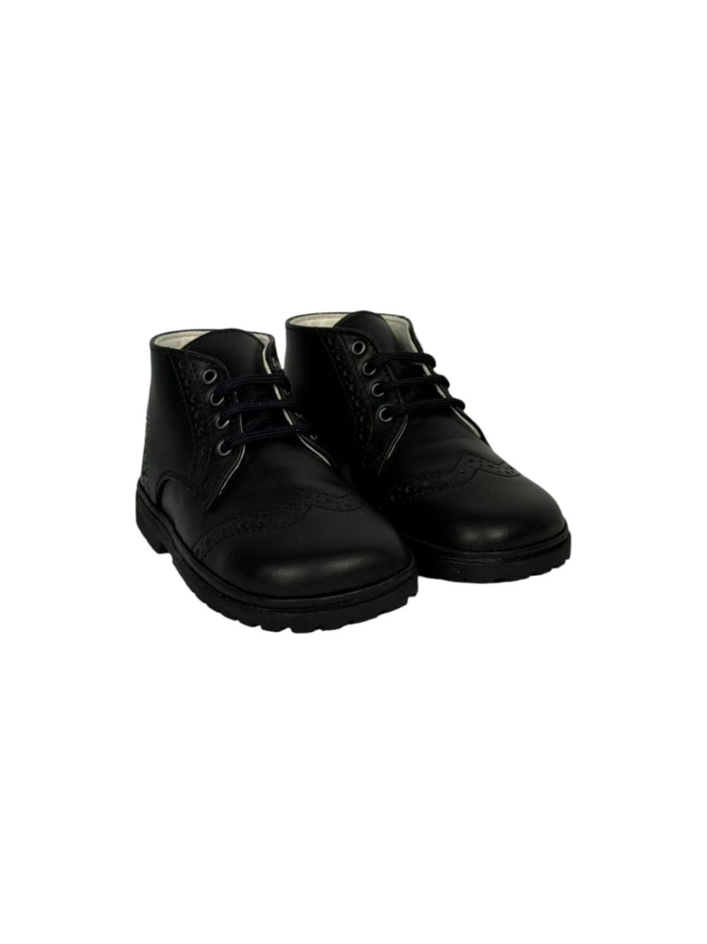 Stivaletti per bambini Gioiecologiche neri con dettagli traforati 5027 NERO GIOIECOLOGICHE KIDS
