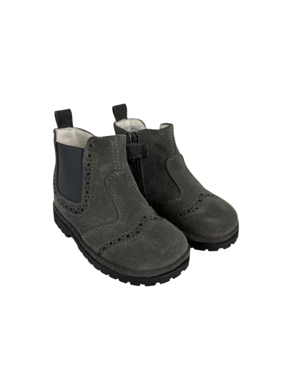 Stivaletto per bambino Gioiecologiche grigio con elastico laterale 5037 GRIGIO GIOIECOLOGICHE KIDS