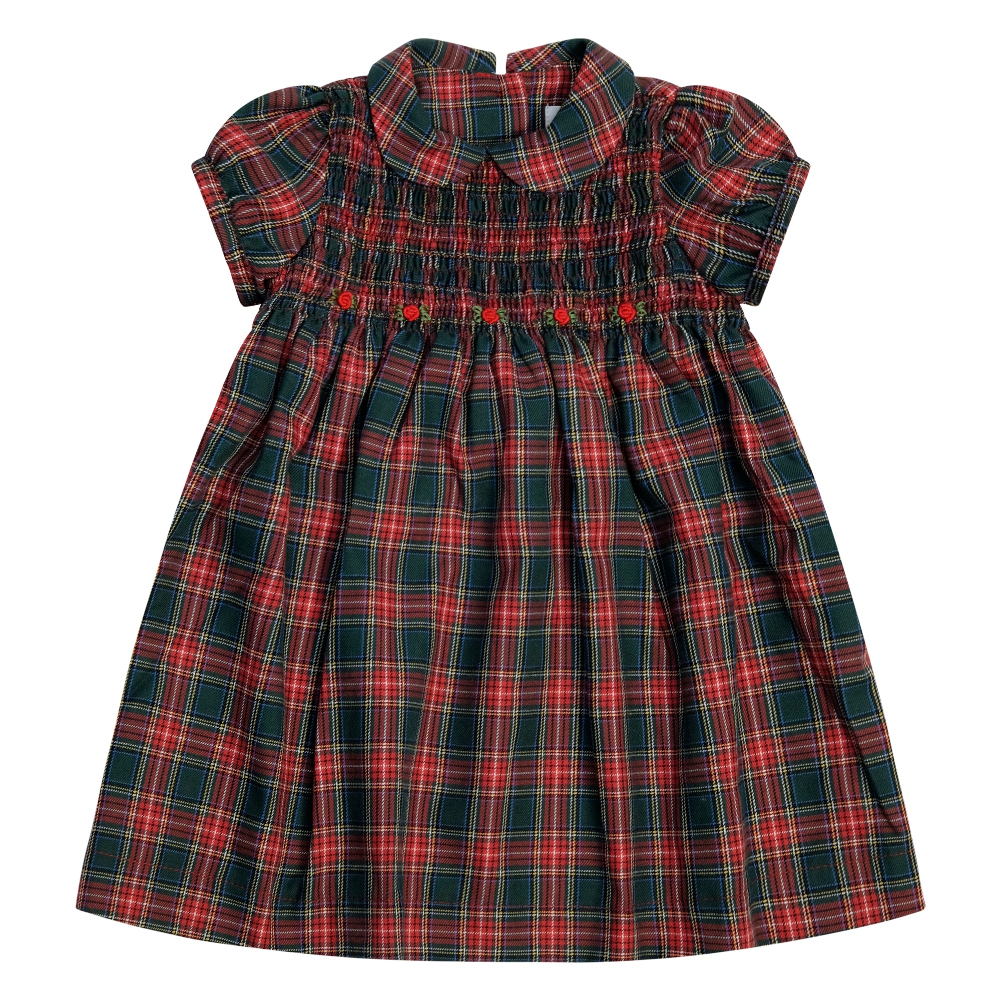 Abito per neonata Pepecè rosso con motivo scozzese 714 78R7Q PEPECE' KIDS