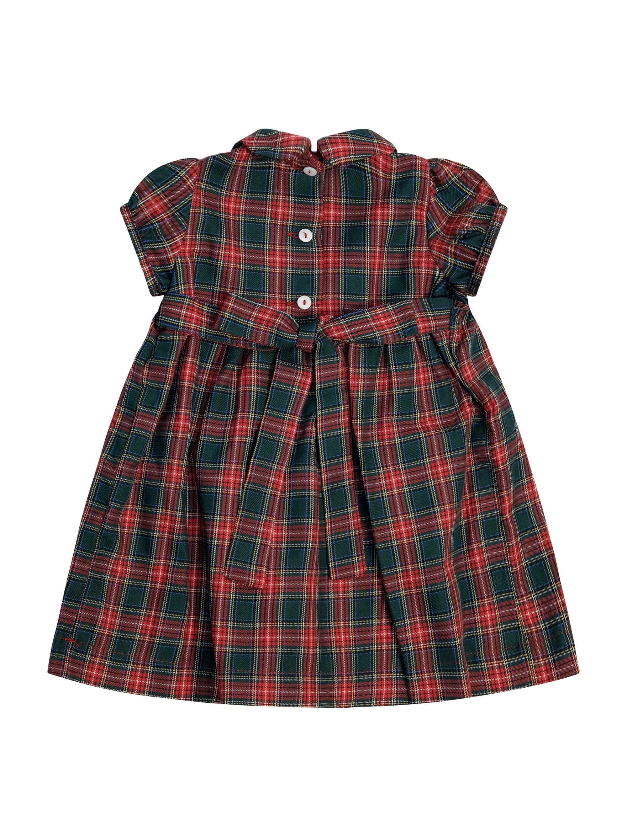 Abito per neonata Pepecè rosso con motivo scozzese 714 78R7Q PEPECE' KIDS