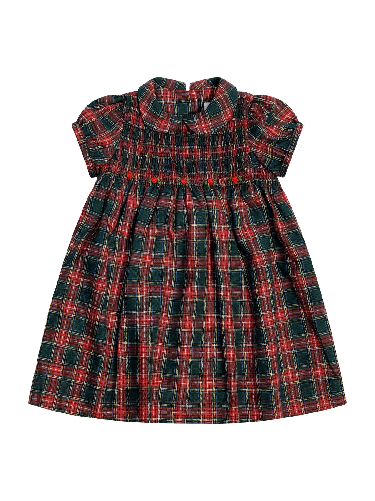 Abito per neonata Pepecè rosso con motivo scozzese 714 78R7Q PEPECE' KIDS