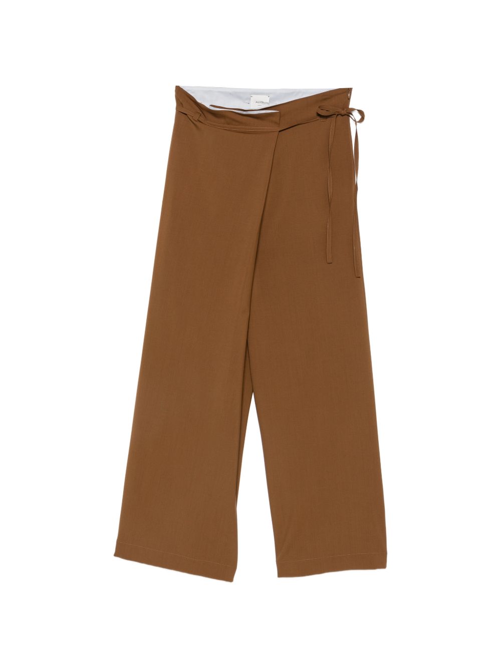 Pantaloni per donna Alysi marroni con gamba ampia 166102 A6055 CG ALYSI