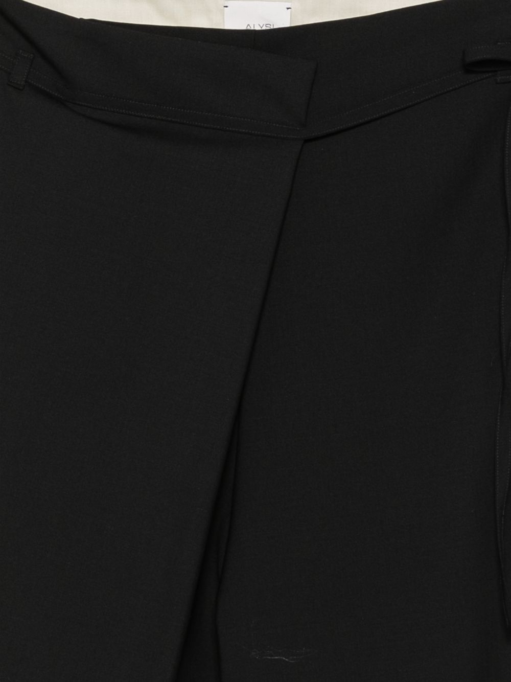 Pantaloni per donna Alysi neri con chiusura con laccetto 166102 A6055 NE ALYSI
