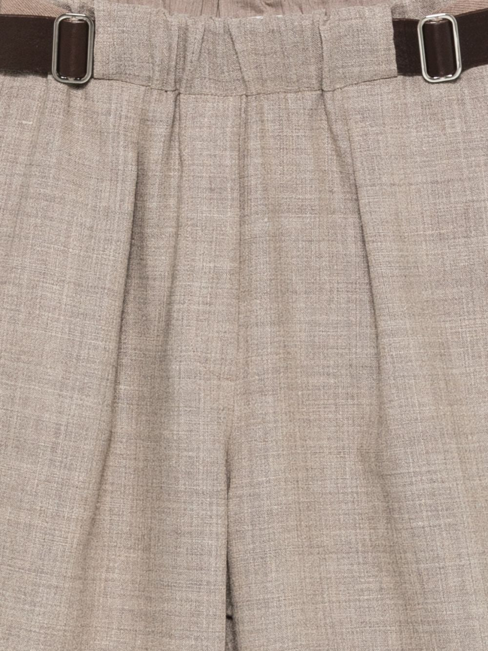 Pantaloni per donna Alysi beige con dettaglio pieghe 166130 A6033 CH ALYSI