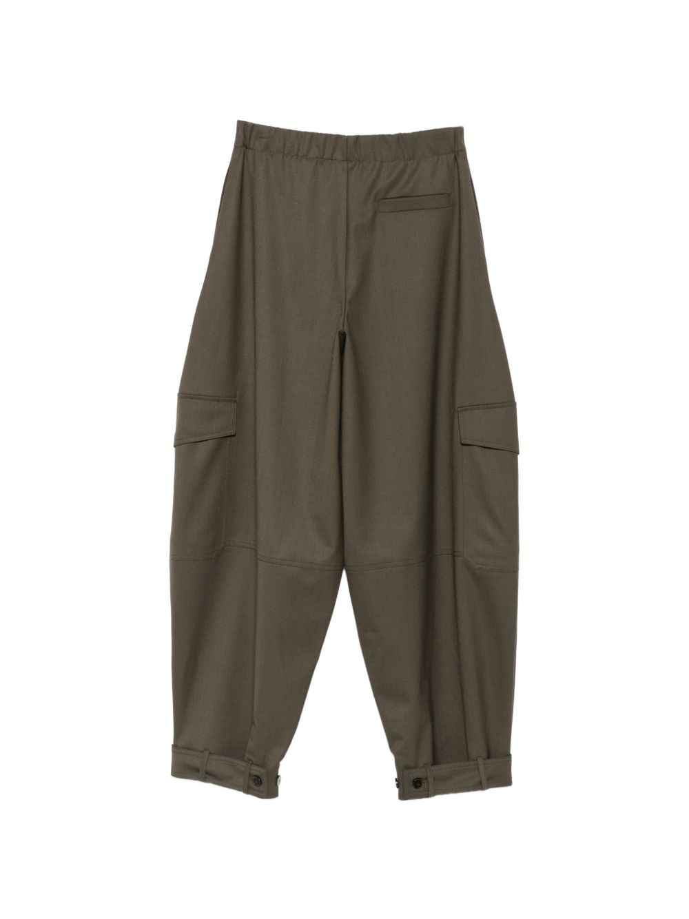 Pantaloni corti Alysi verdi con tasca con patta 166156 A6212 BSO ALYSI