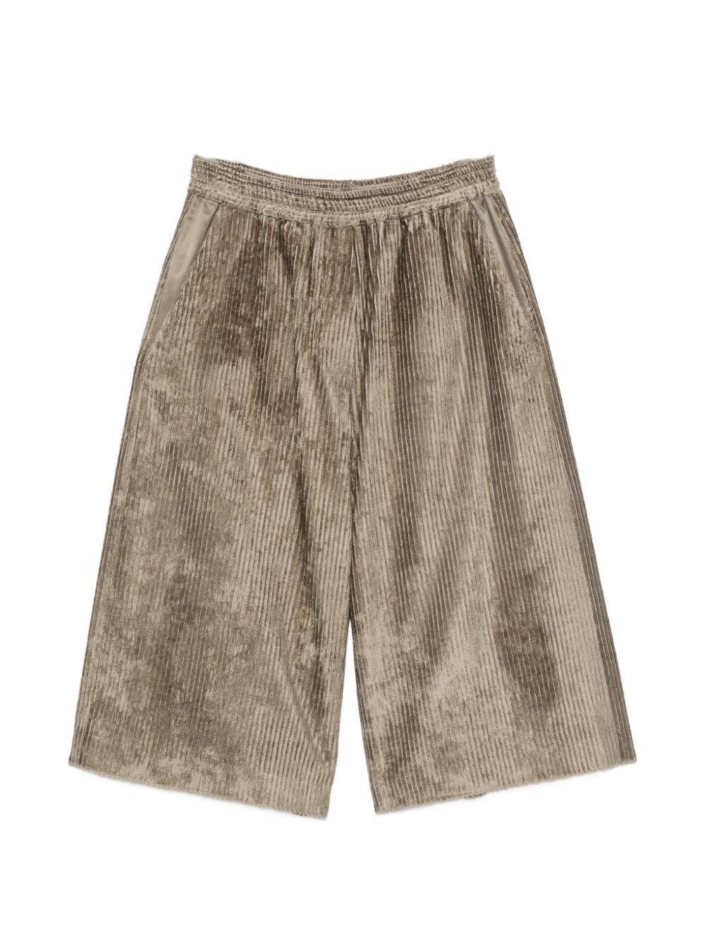 Shorts per donna Alysi verde con elastico in vita 166161 A6243 SV ALYSI