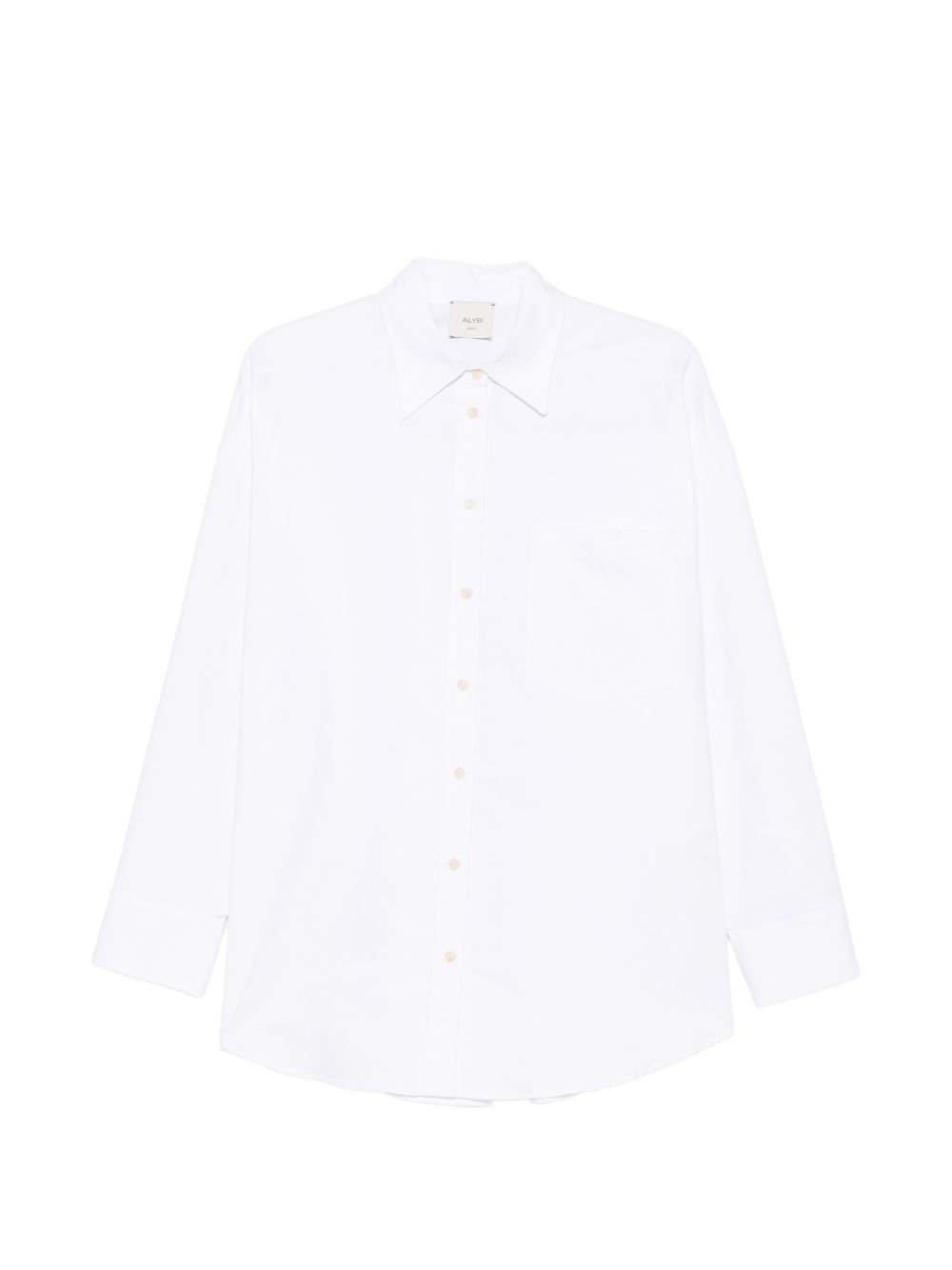 Camicia per donna Alysi bianca con colletto classico 166207 A6014 BI ALYSI