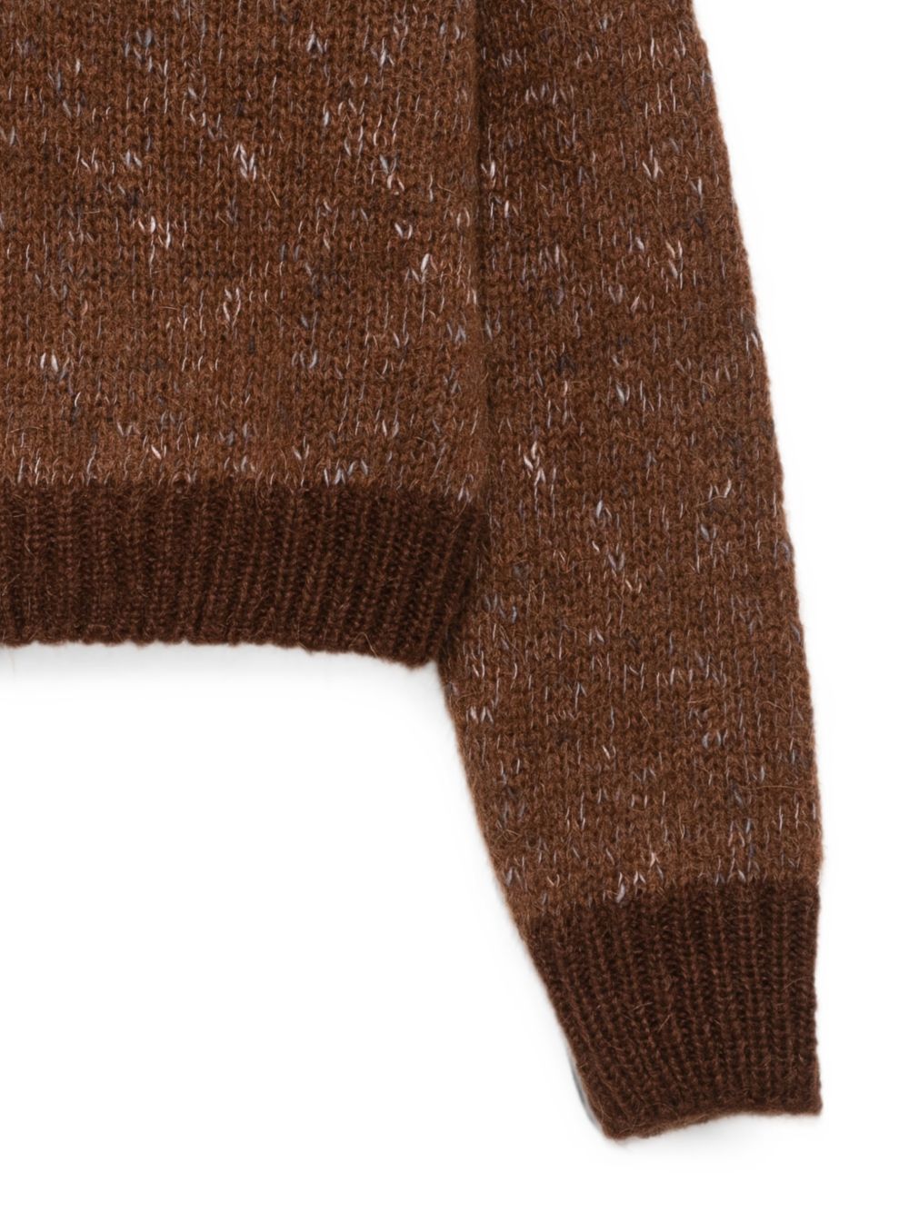 Maglione per donna Alysi marrone con collo alto 266431 A6056 CG ALYSI