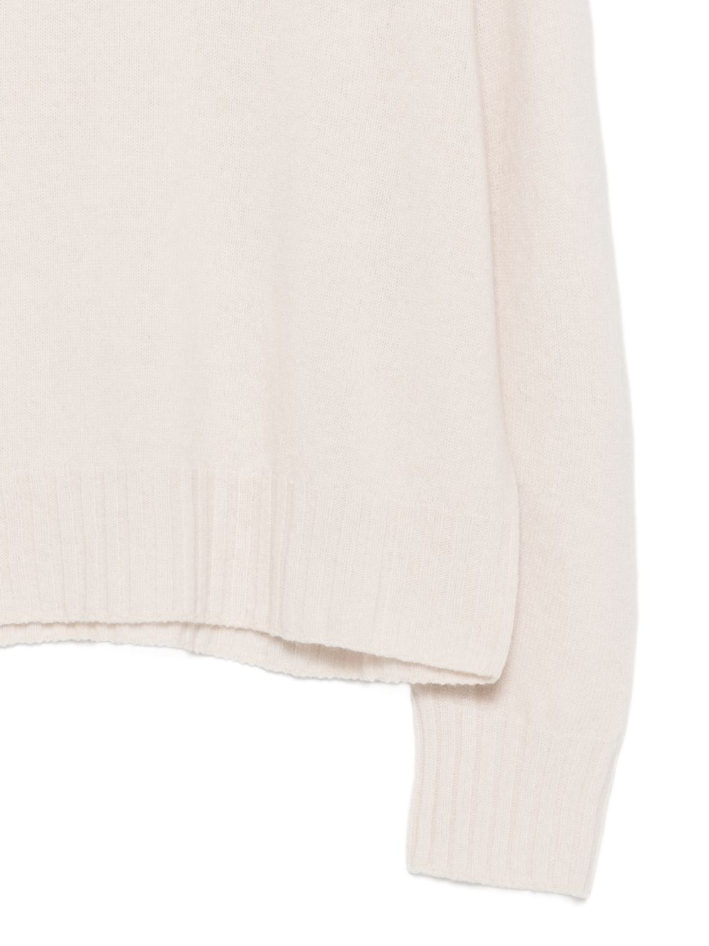Maglione per donna Alysi bianco con lavorazione a maglia 266435 A6008 LT ALYSI