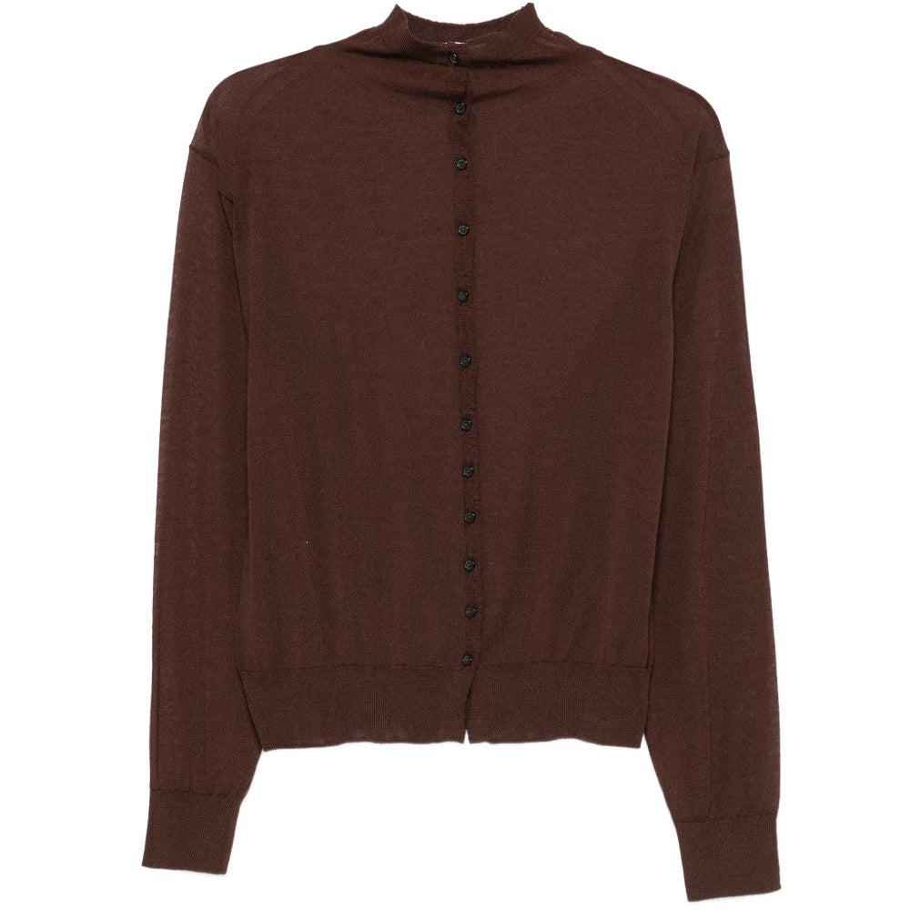 Maglione per donna Alysi marrone con collo alto 266457 A6047 CACAO ALYSI