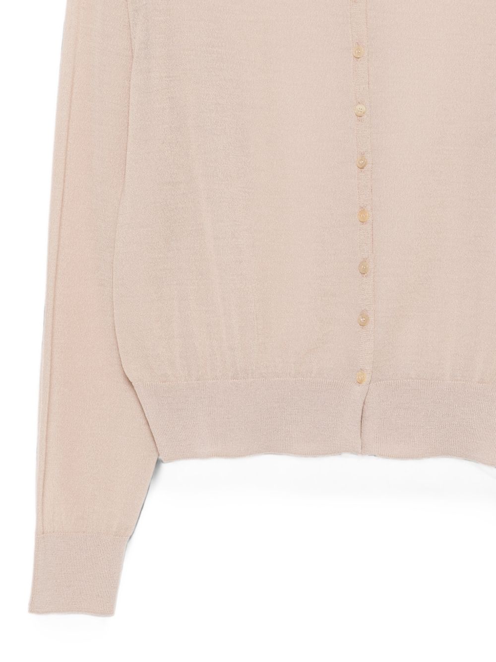 Maglione per donna Alysi beige con chiusura con bottoni sul davanti 266457 A6047 MD ALYSI