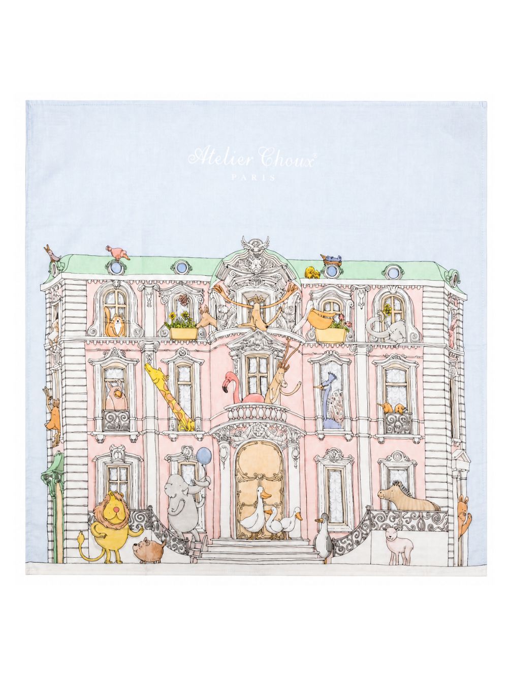 Coperta per neonati Atelier Choux Paris multicolore con stampa grafica CA-CQ-MOM A-U ATELIER CHOUX PARIS KIDS