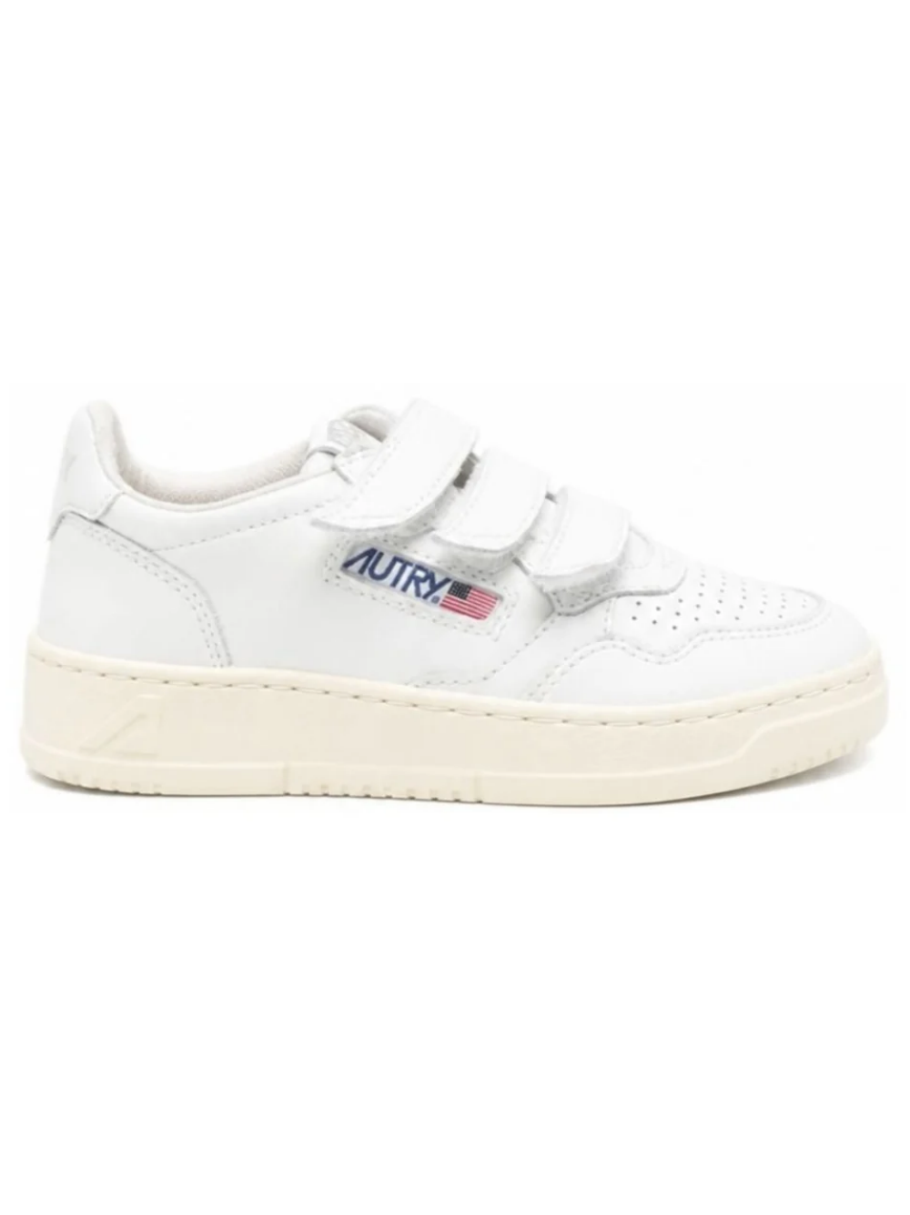 Sneakers per bambini Autry Kids bianco in pelle Medalist KILK FF03 AuTRY KIDS