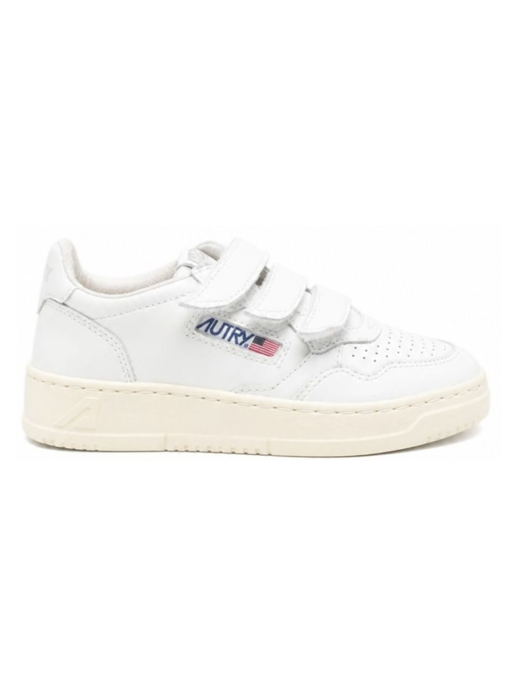 Sneakers per bambini Autry Kids bianco in pelle Medalist KILK FF03 AuTRY KIDS