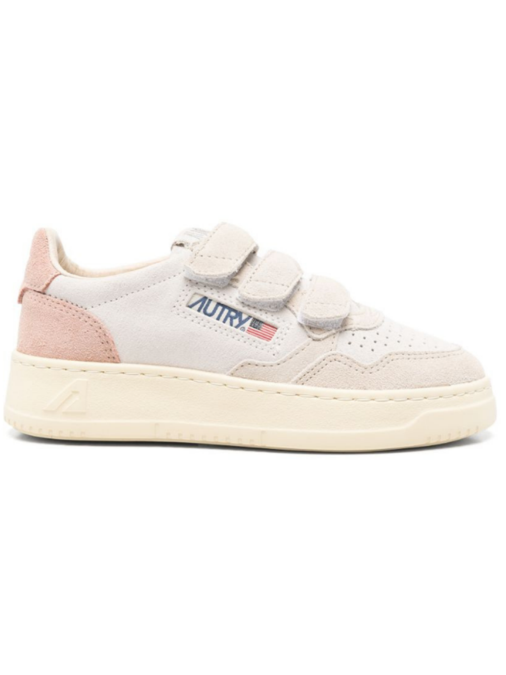 Sneakers per bambina Autry Kids bianche con baffo rosa KILK TS36 AuTRY KIDS