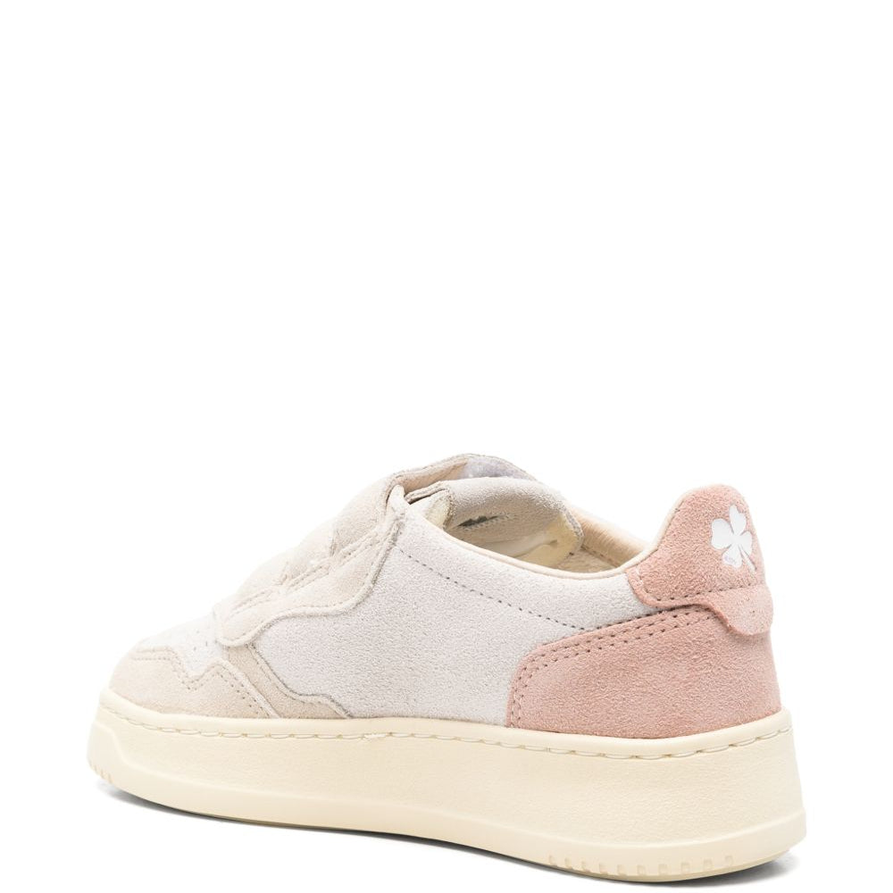 Sneakers per bambina Autry Kids bianche con baffo rosa KILK TS36 AuTRY KIDS