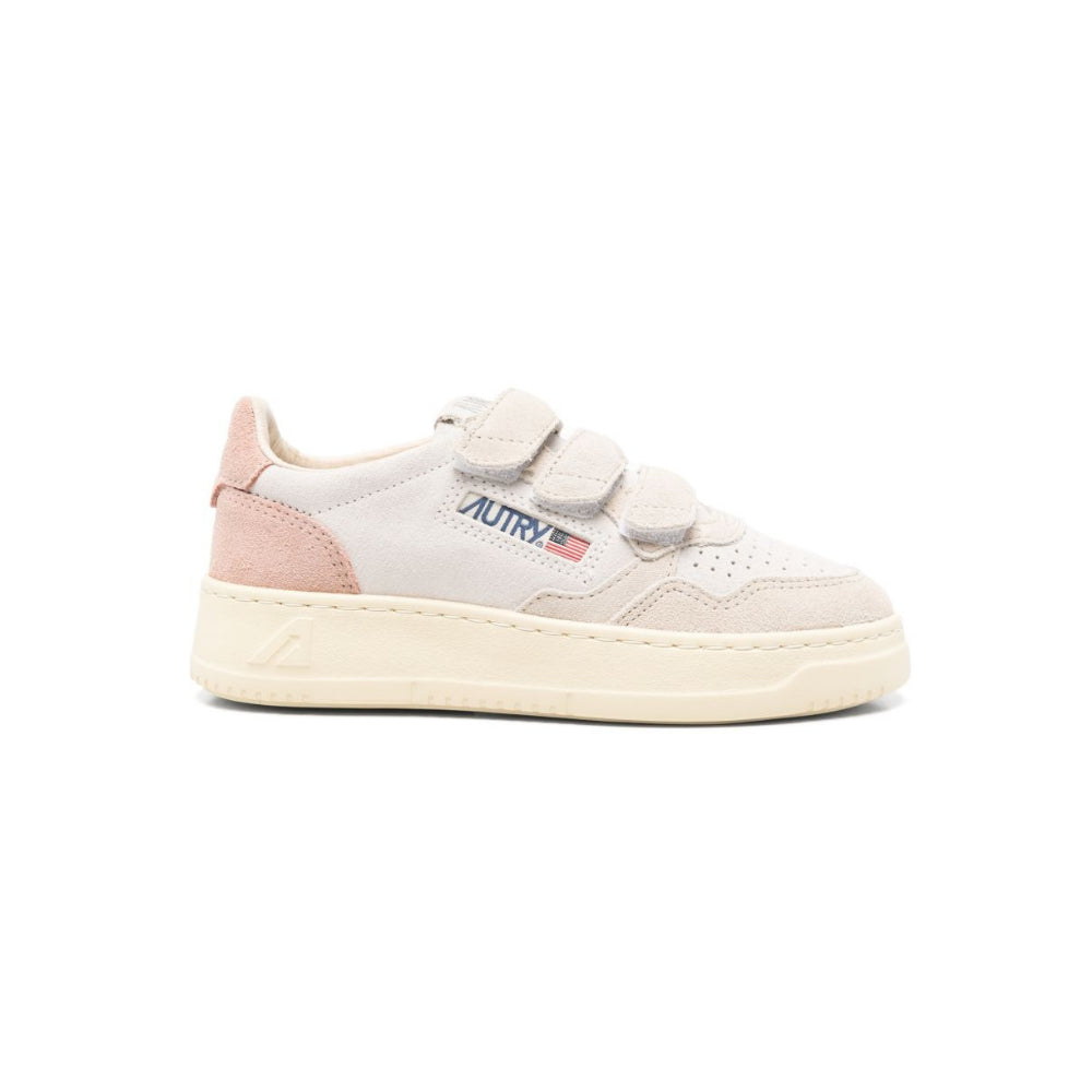 Sneakers per bambina Autry Kids bianche con baffo rosa KILK TS36 AuTRY KIDS