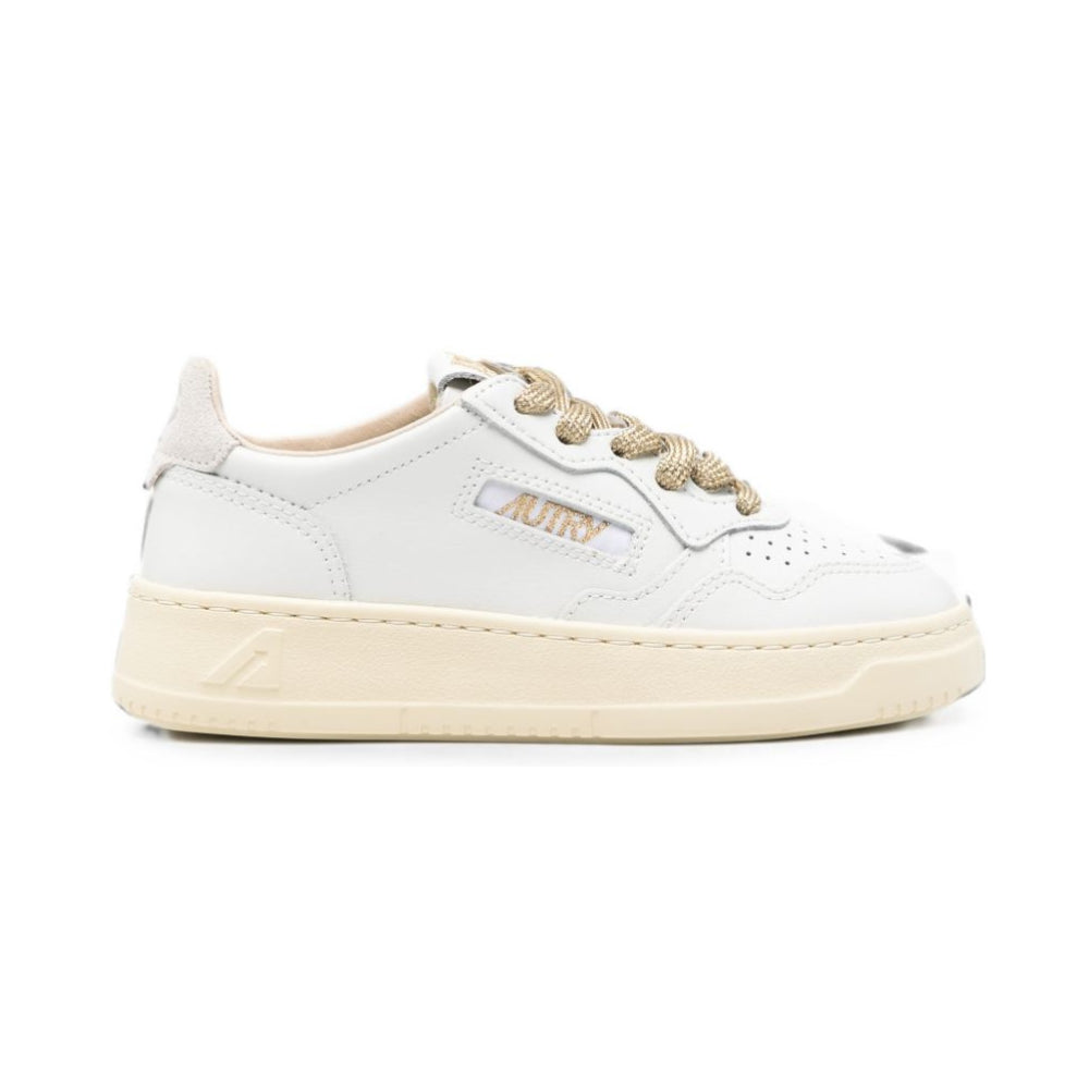 Sneakers Medalist per bambini Autry Kids bianche con patch con logo laterale KULK FI01 AuTRY KIDS