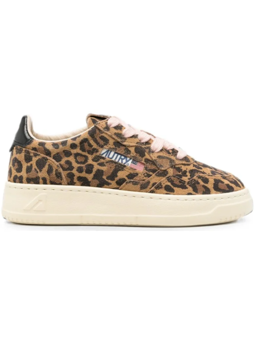 Sneakers per bambina Autry Kids marrone con stampa leopardata KULK FP02 AuTRY KIDS