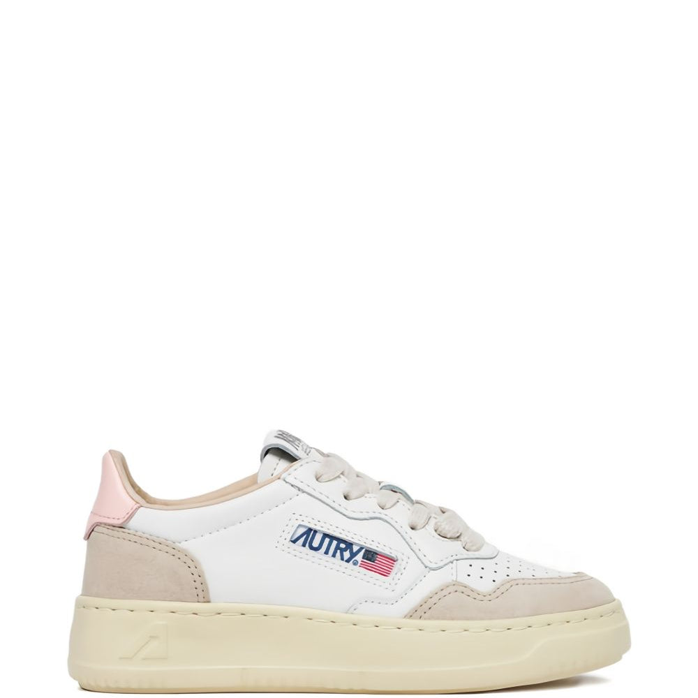 Sneakers per bambini Autry Kids bianche con dettagli traforati KULK FS05 AuTRY KIDS