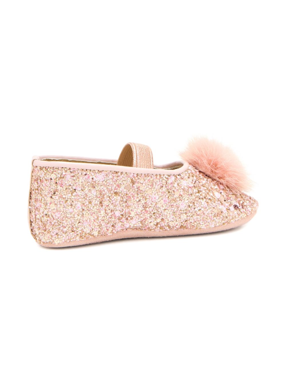 Ballerine per neonata BabyWalker Kids rosa con trama bouclé PB1621 PINK BABYWALKER KIDS