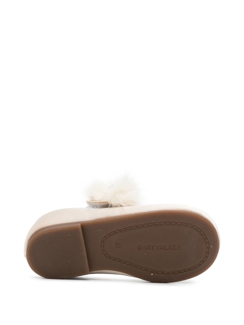Ballerine per bambine BabyWalker Kids beige con finitura satinata PB6138 BEIGE BABYWALKER KIDS