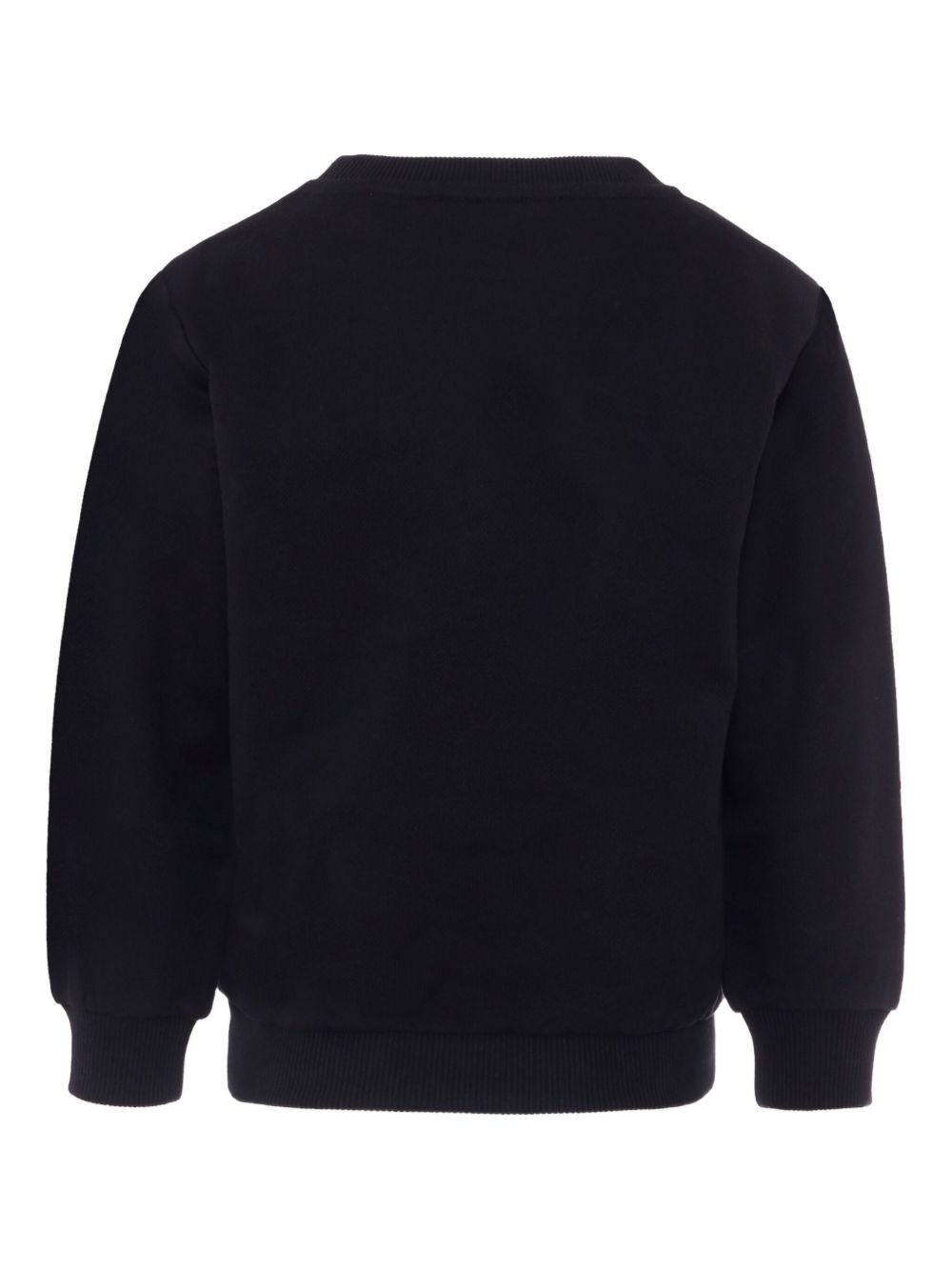 Felpa per bambino Balmain Kids nera con stampa logo sul davanti BX4P10 Z3183 930BC BALMAIN KIDS