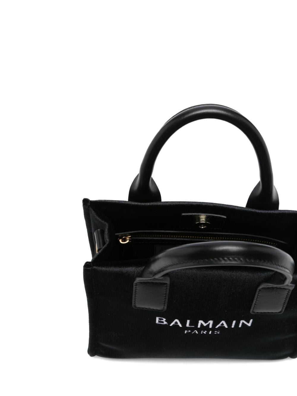 Borsa per bambina Balmain Kids nera con finitura in velluto BZ0B08 Z3391 930BC BALMAIN KIDS