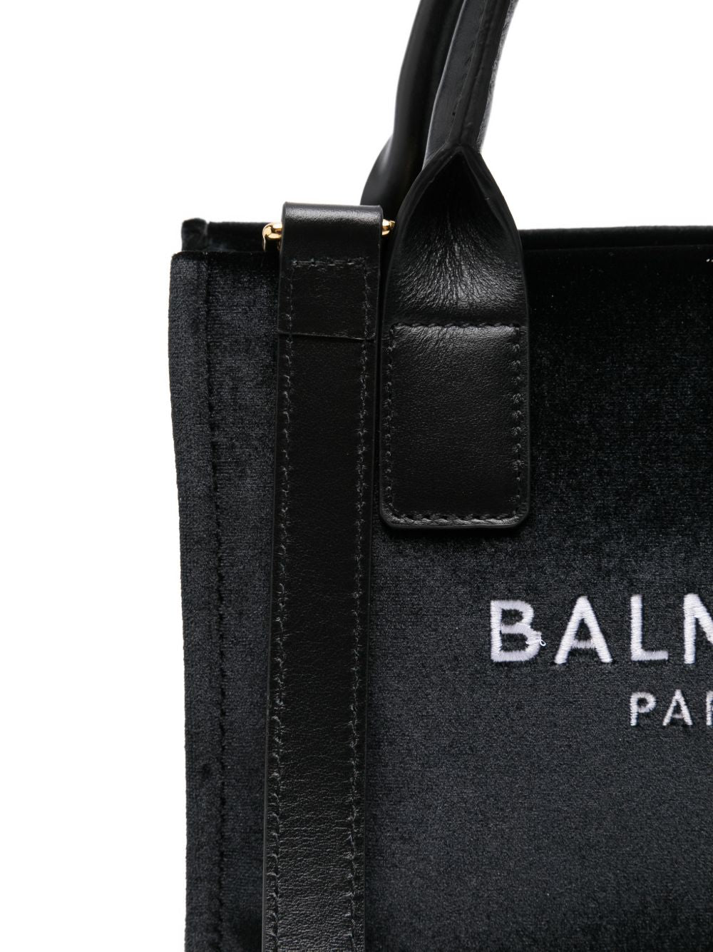 Borsa per bambina Balmain Kids nera con finitura in velluto BZ0B08 Z3391 930BC BALMAIN KIDS