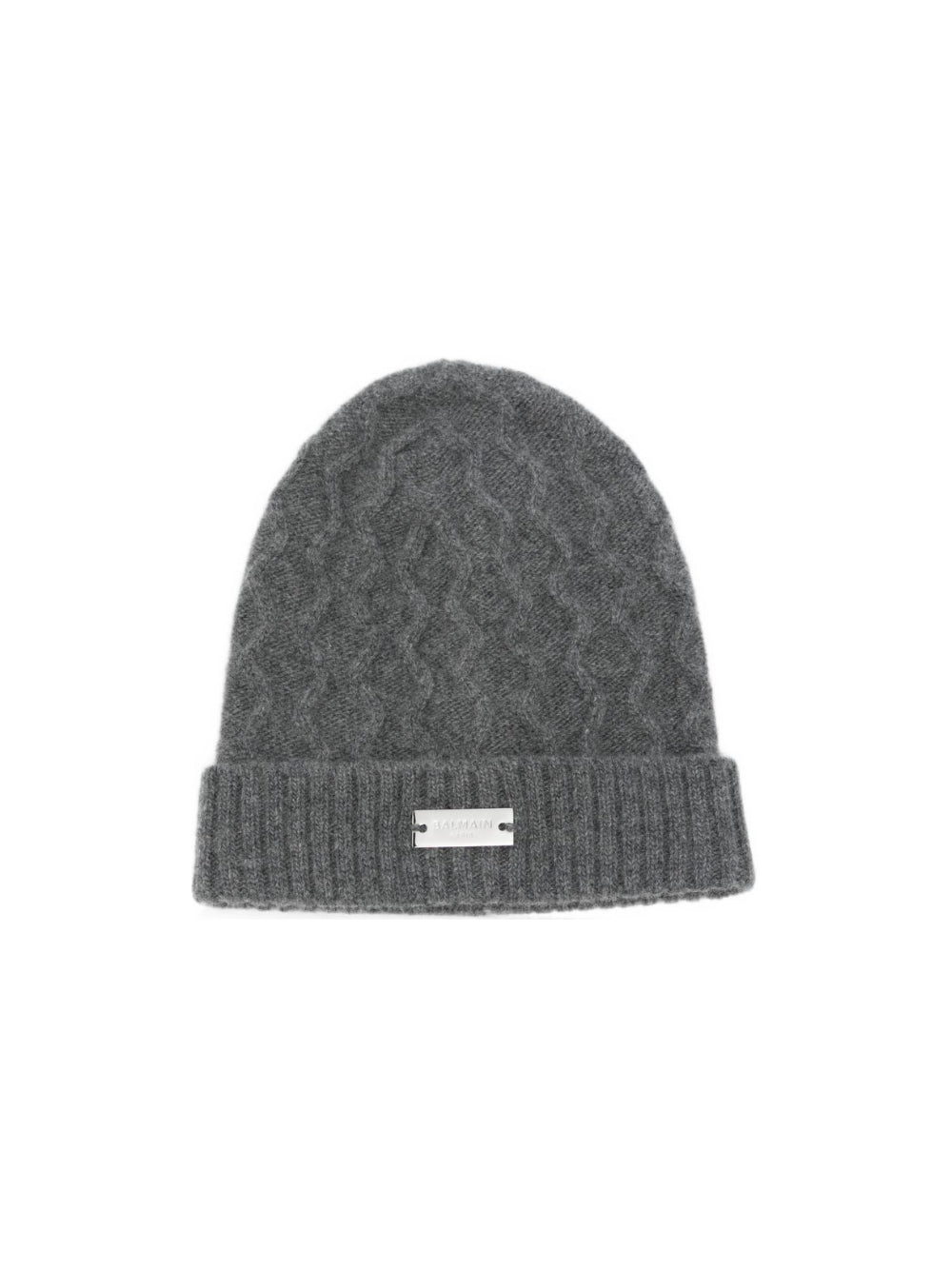 Cappello per bambino Balmain Kids grigio con logo centrale BZ0H07 W0217 808 BALMAIN KIDS