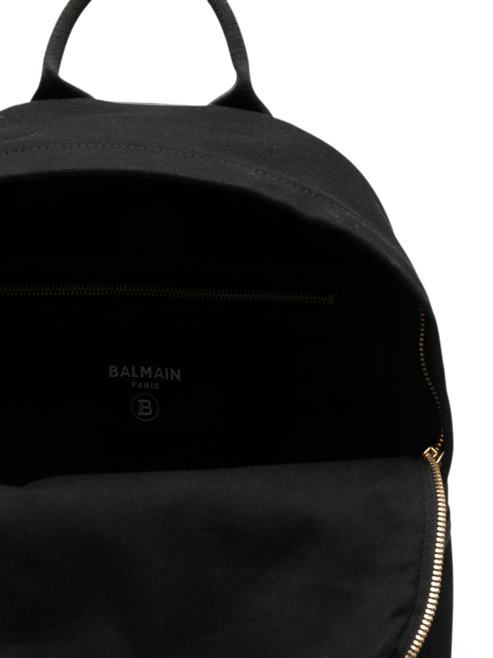 Zaino per bambini Balmain Kids nero con stampa grafica sul davanti BZ0I26 Z0042 930 BALMAIN KIDS