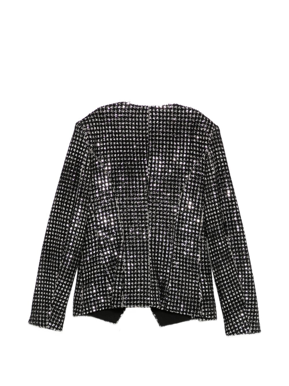 Blazer per bambina Balmain Kids nero con decorazioni paillettes all-over BZ2A64 U0283 930AG BALMAIN KIDS