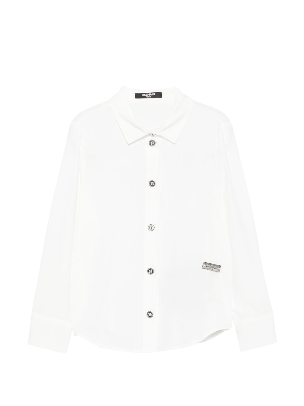 Camicia per bambina Balmain Kids bianca con colletto classico BZ5A50 K0005 101AG BALMAIN KIDS