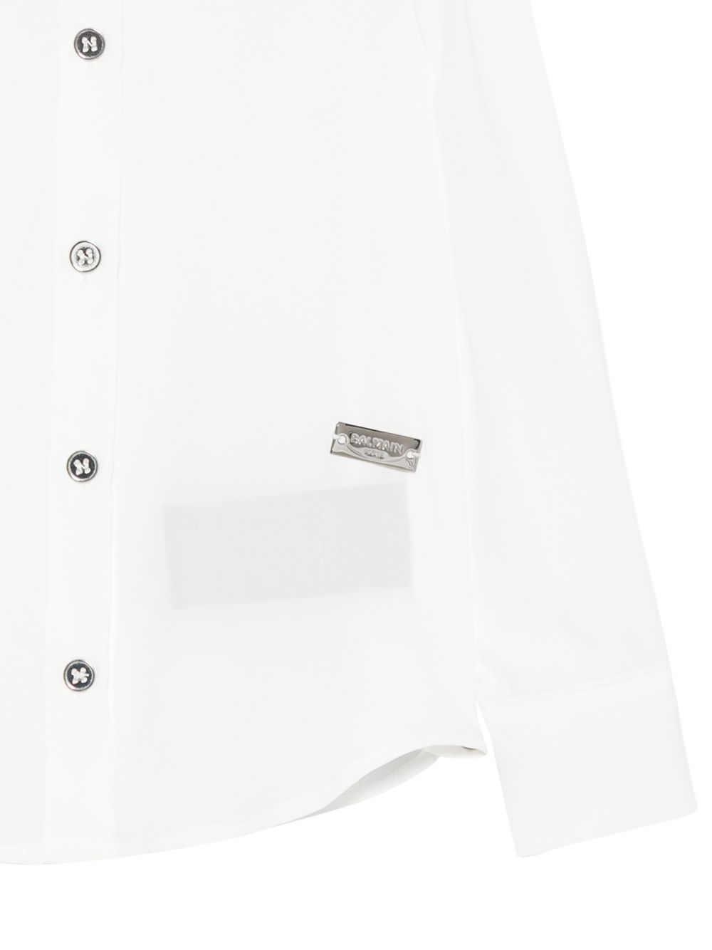 Camicia per bambina Balmain Kids bianca con colletto classico BZ5A50 K0005 101AG BALMAIN KIDS