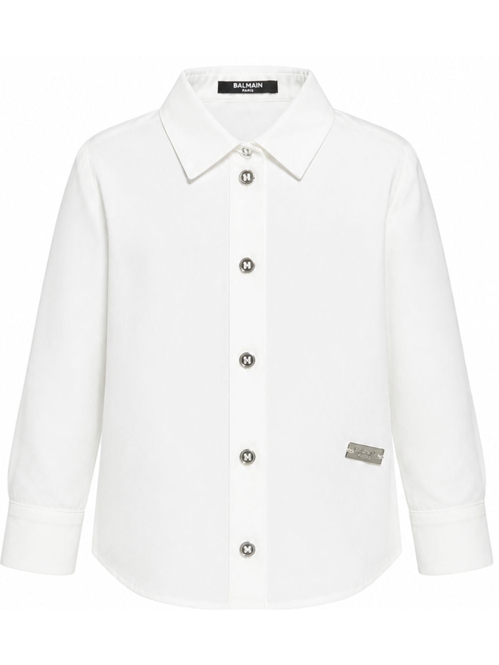 Camicia per bambina Balmain Kids bianca con colletto classico BZ5A50 K0005 101AG BALMAIN KIDS