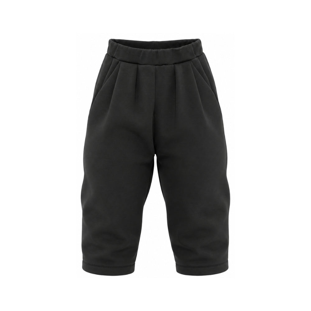 Pantaloni per bambina Balmain Kids neri con logo sul retro BZ6A80 Z3728 930BC BALMAIN KIDS