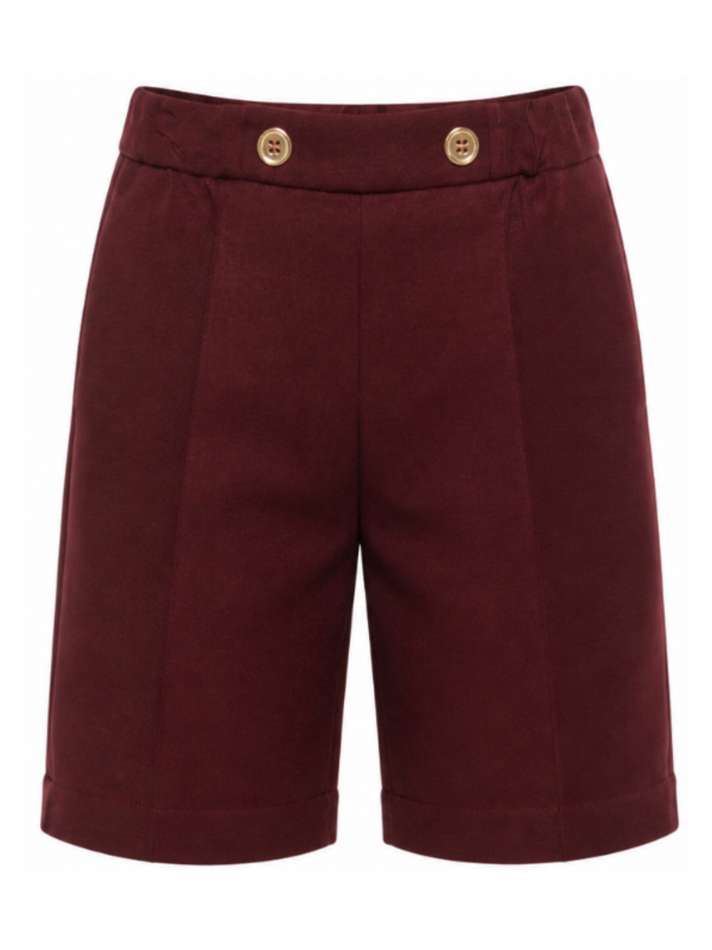 Shorts per bambino Balmain Kids rossi con vita elasticizzata BZ6A99 J0371 530OR BALMAIN KIDS