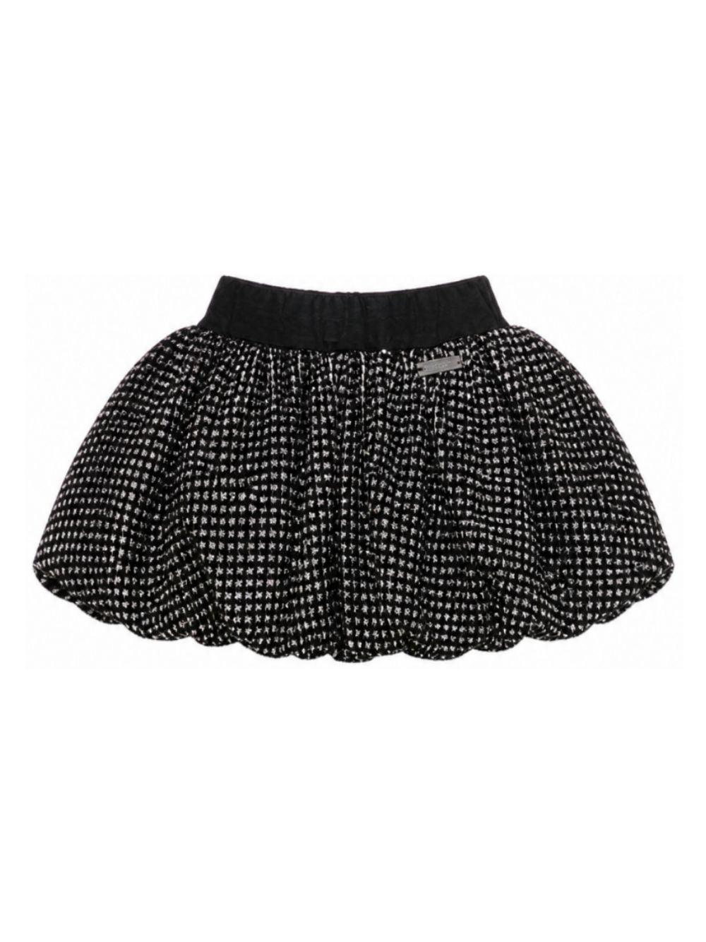 Gonna per bambina Balmain Kids nera con paillettes all-over BZ7A51 U0283 930AG BALMAIN KIDS