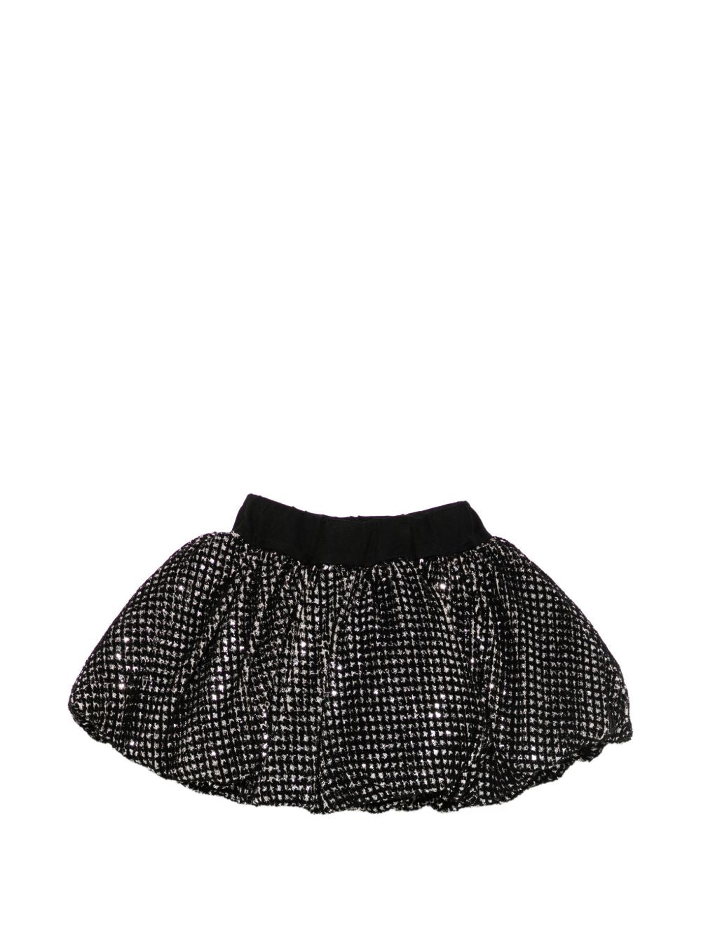 Gonna per bambina Balmain Kids nera con paillettes all-over BZ7A51 U0283 930AG BALMAIN KIDS