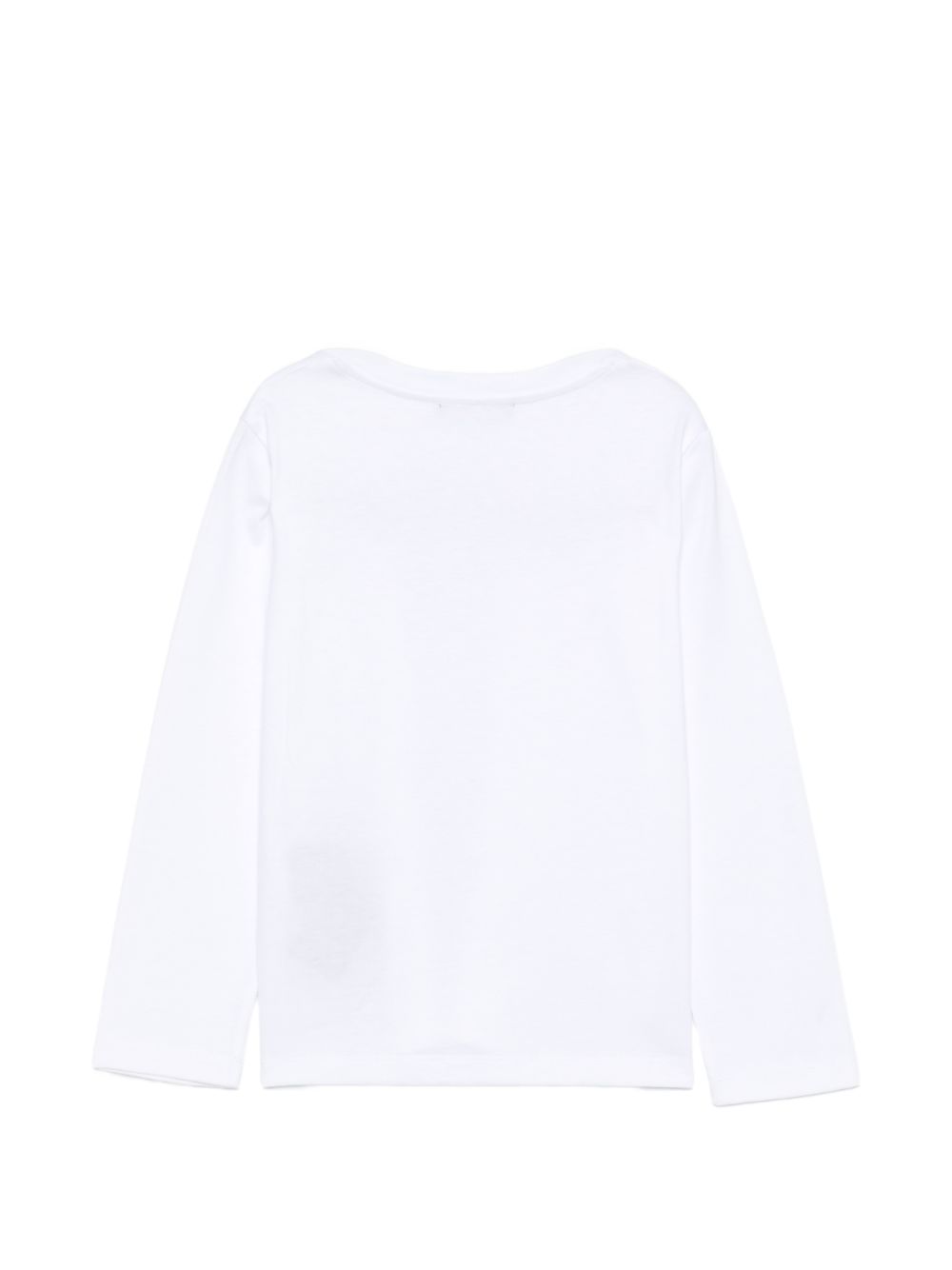T-shirt per bambino Balmain Kids bianca con dettaglio logo sul davanti BZ8I20 Z3672 100NE BALMAIN KIDS