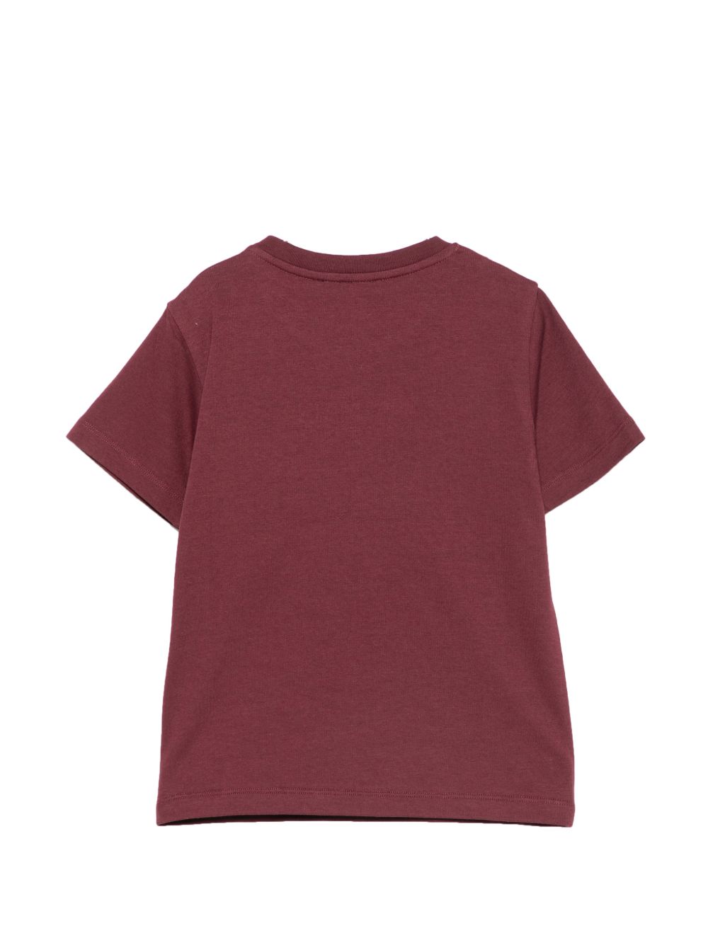 T-shirt per bambini Balmain Kids bordeaux con bottoni sulla spalla BZ8I81 Z3672 530OR BALMAIN KIDS