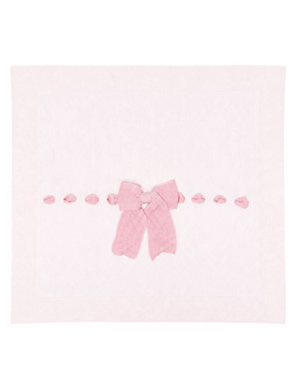 Coperta per neonata Bebè di Almy rosa con dettaglio fiocco E58 7060 BEBE' DI ALMY KIDS