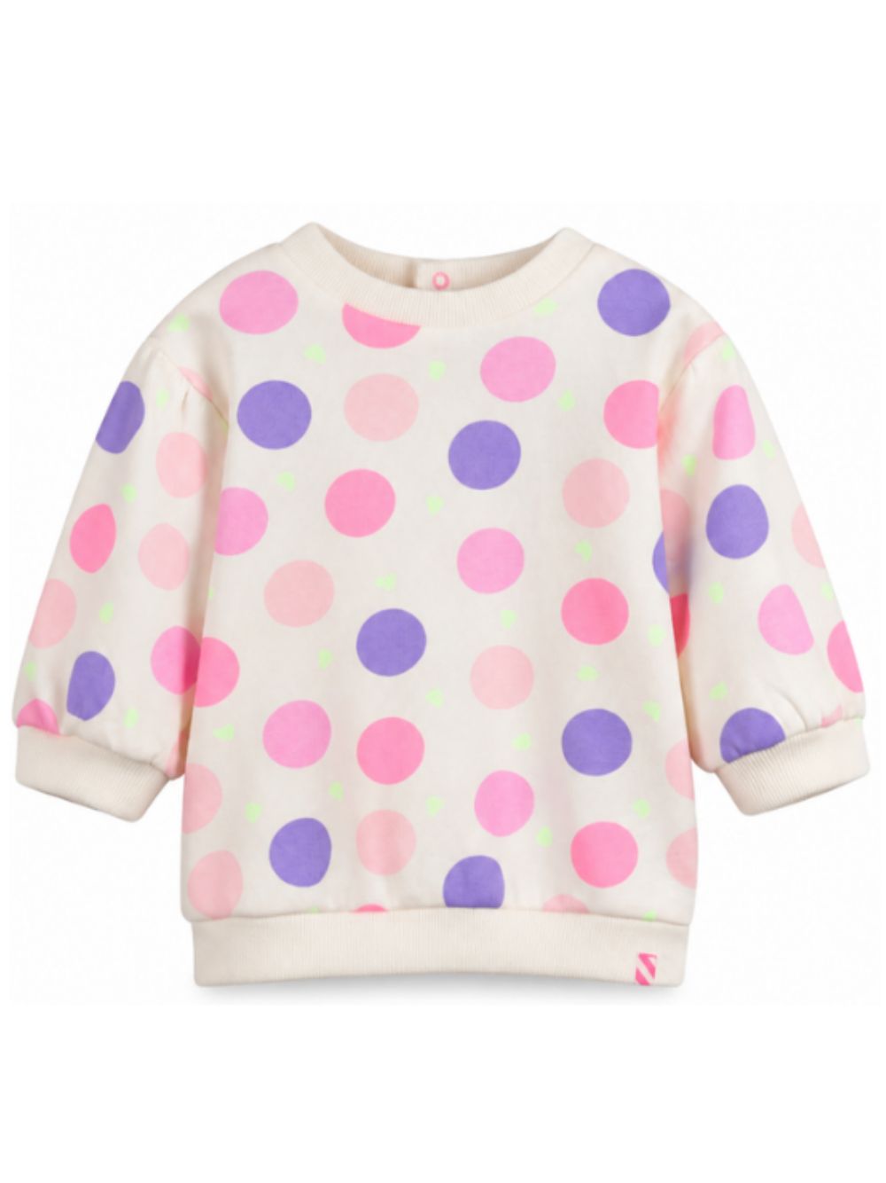 Abito per neonata Billieblush Kids beige con motivo a pois U22240 121 BILLIEBLUSH KIDS