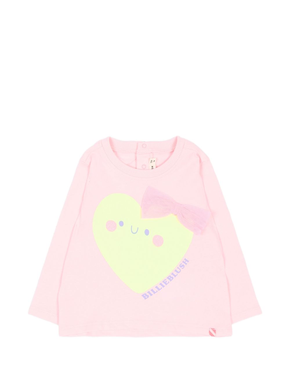 T-shirt per neonata Billieblush Kids rosa con stampa grafica cuore U22241 475 BILLIEBLUSH KIDS