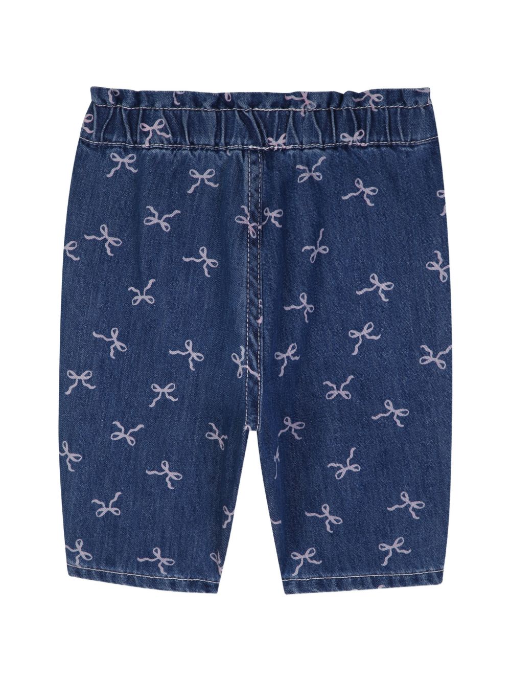 Jeans per neonata Billieblush Kids blu con stampa grafica fiocchetti U22249 Z10 BILLIEBLUSH KIDS