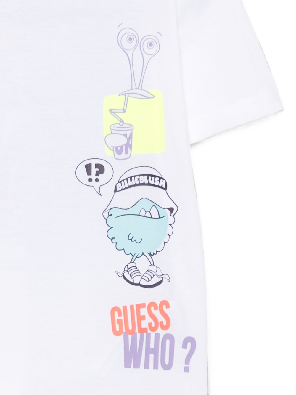 T-shirt per bambino BIllieblush Kids bianca con stampa grafica U22299 10P BILLIEBLUSH KIDS