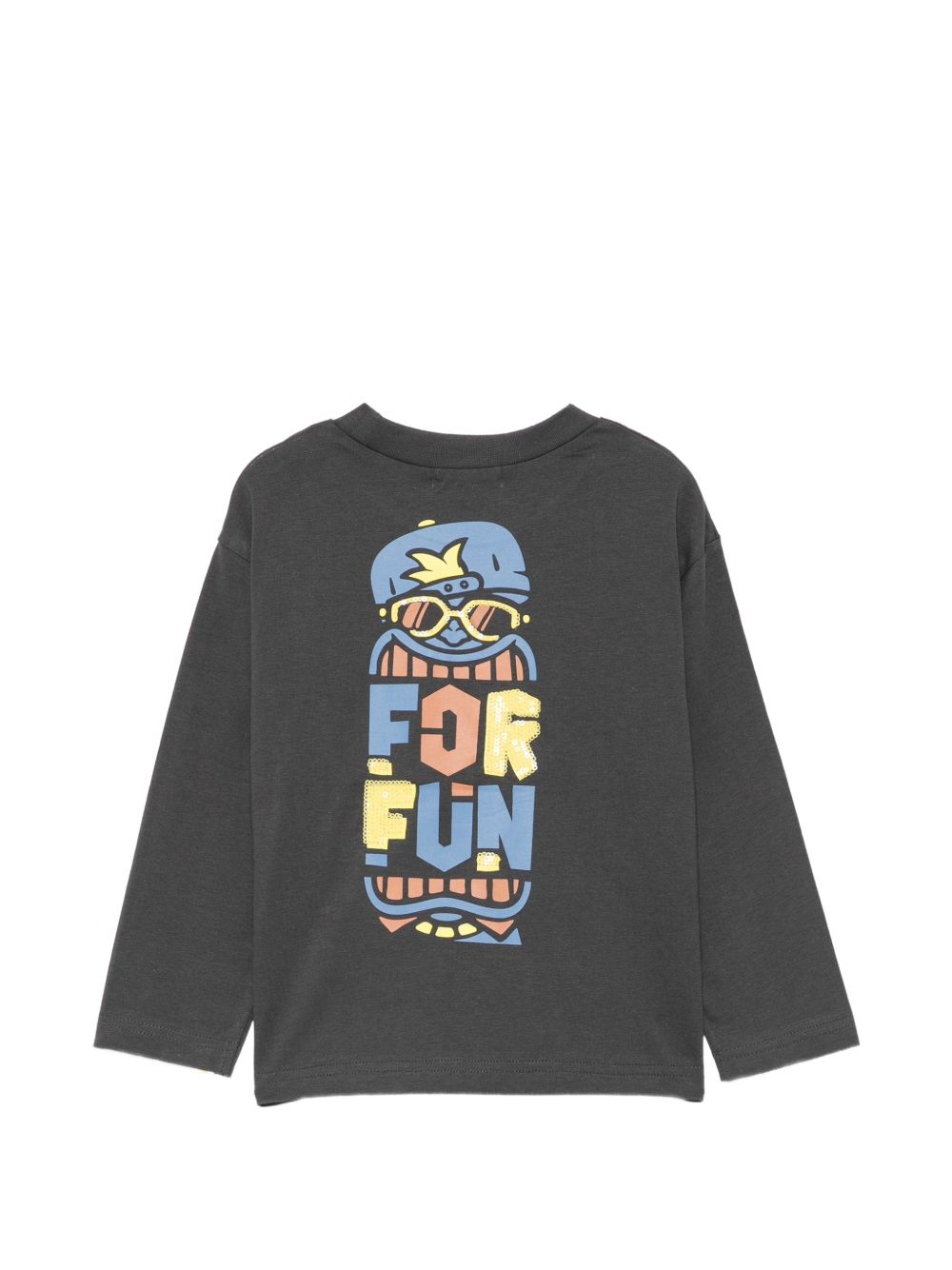 T-shirt per bambino Billieblush grigia con stampa grafica sul retro U22302 062 BILLIEBLUSH KIDS