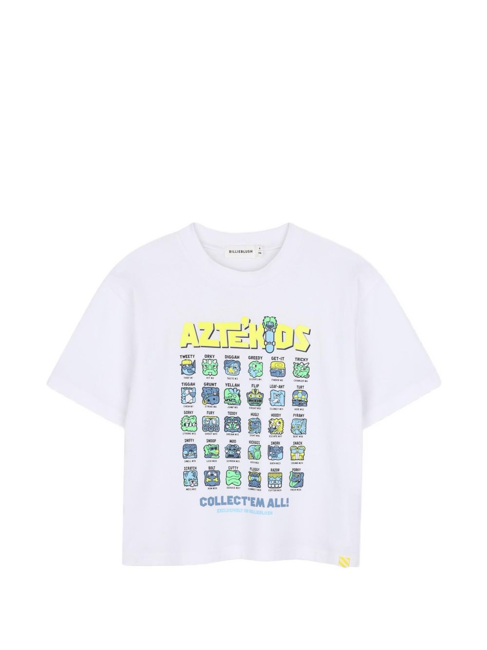 T-shirt per bambino Billieblush Kids bianca con stampa grafica sul davanti U22304 10P BILLIEBLUSH KIDS